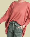Oversized Thermal Tunic Top