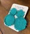 Double Round Bead Post Earrings              3 Colors!!