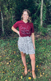 Leopard Printed Skirt