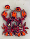 Crawfish Bead Earrings