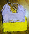 Bralette With Crochet Lace Design