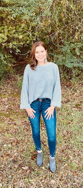 Slouchy Sweater In 2 Colors