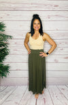 Jersey Maxi Skirt in 2 colors!