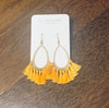 Gold Tear Drop Tassel Earrings In 3 Colors!!!