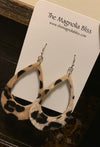 Leopard Open Cut Earrings