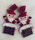 Santa & Chimney Bead Earrings
